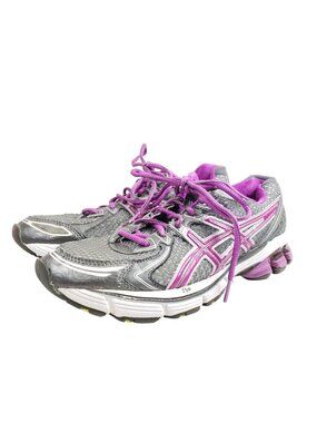 Asics GT-2170 Womens Size 8.5 Running Shoes Gray & Purple